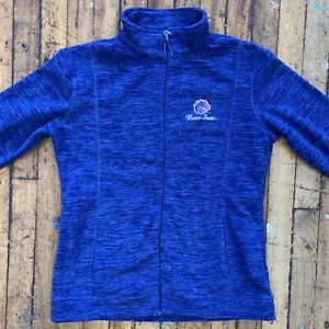 OURAY Boise State Broncos Embroidered Blue Full Zip Medium Fleece Jacket - NWT - Picture 1 of 10