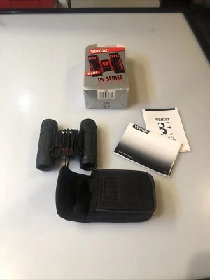 Vivitar Binoculars PV Series 8x21 Fold Out Compact Nature Hike Hunt Bird Watchin - Image 1 of 4