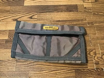 vintage "SIR BENTLEY" GRAY BI-FOLD WALLET carry all  - Image 1 of 4