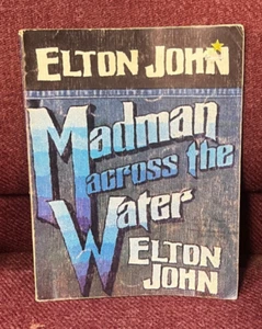 VINTAGE: ELTON JOHN "MADMAN ACROSS THE WATER"SHEET MUSIC - Picture 1 of 7