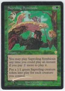 Magic the Gathering MTG - Invasion Foil: Saproling Symbiosis - Rare Card #209 - Picture 1 of 2