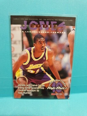 Tarjeta de baloncesto Eddie Jones/Lindsey Hunter🏆1995 selección del draft #430 🏆 PUBLICACIÓN GRATUITA Foto 1 de 2
