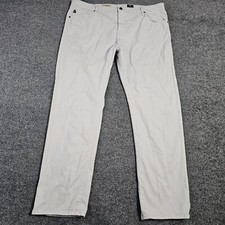 Adriano Goldschmied The Graduate Jean Mens 42x32 Off White Stretch Tailored Leg