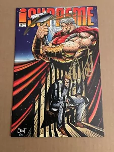 Supreme #12 SIGNED Rob Liefeld & Stephen Platt Image Comics 1994 - Picture 1 of 1