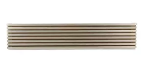 Click Vent System Grillstreifen 600 mm Länge weiß schwarz Edelstahl Effekt - Bild 1 von 6