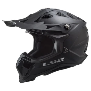 LS2 Adult's Subverter Evo Solid MX Motorcycle Helmet Matte Black Size 3XL - Picture 1 of 4