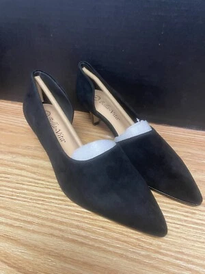Bella Vita Quilla Pump in Black Suede Leather (size 6.5) #3220 - Image 1 of 4