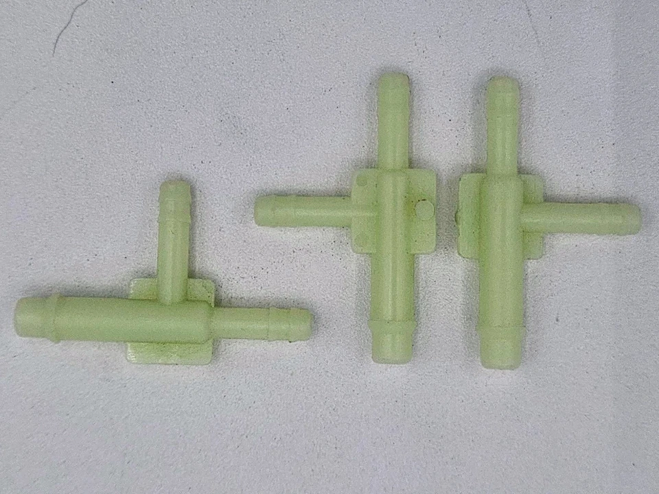 Washer Hose T Connector Tee 1964-1966 Ford Mustang 1966-67 Bronco Falcon (3Pc) - Image 1 of 1