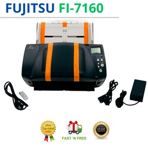 Fujitsu Fi-7160 High Speed Color Duplex Document Scanner USB 3.0 w/FULL SET - Picture 1 of 18
