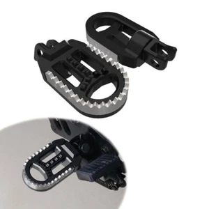 Reposapiés anchos ampliados en grasa para motocicleta aptos para Suzuki DR650 1994-2024 - Imagen 1 de 16