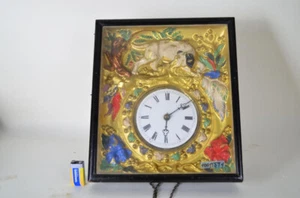 Large Hunting Black Forest Frame Clock Circa 1880 100met1 - Picture 1 of 7