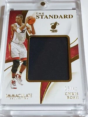 2019 Immaculate Collection Chris Bosh #PATCH /49 Game Worn Jersey - Rare - Image 1 of 4