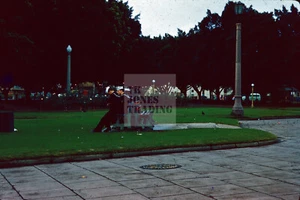 USN Sailors uniform R&R Sydney Hyde Park Slide Photograph 35mm Vintage 1950s - Picture 1 of 1