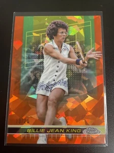 Billie Jean King 2024 Topps Chrome Tennis Sapphire Orange /25 #184 - Bild 1 von 2