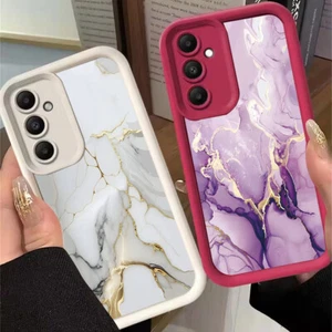 For Samsung S25 S24 Ultra S23 FE A56 A55 A16 A15 Marble Pattern Soft Case Cover - Picture 1 of 16