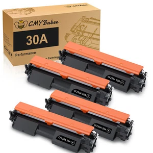 4PK CF230A 30A Black Toner replacement for HP LaserJet M203d M203dn M203dw - Picture 1 of 6