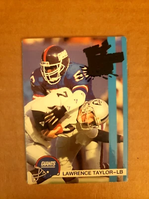1990 ACTION PACKED Football - ALL MADDEN Team Lawrence Taylor - card  #12 - Image 1 of 4