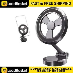 Magnetic Strong Car Dashboard Mobile Phone Holder Mount 360° Rotating Tilting - Picture 1 of 9