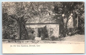 POSTCARD Old Rockwell House An Old Time Residence Norwalk Connecticut - Picture 1 of 2