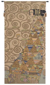L'Attente Klimt a Droite Clair Francés La Espera Tapiz Tejido Colgante de Pared - Imagen 1 de 5