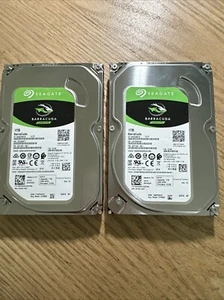 Lot of 2 Seagate ST1000DM010 2EP102-501 FW:CC45 TK 1.0TB 3.5" Sata HDD - Picture 1 of 5