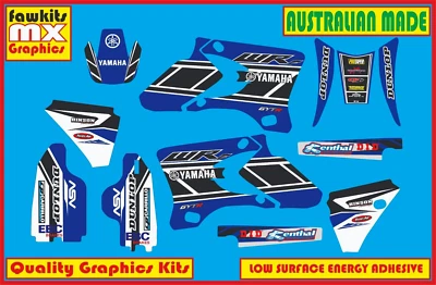 YAMAHA WRF 250-450 2005-2006  MX GRAPHICS KIT STICKER KIT DECALS KIT  BUBBLE FLO - image 1 of 3