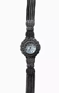 Vintage Marcasite Look "Geneva Platinum" Women's Any Occasion Wristwatch - Picture 1 of 5