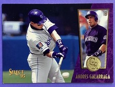 1995 Pinnacle Select Baseball #85 Andres Galarraga Colorado Rockies