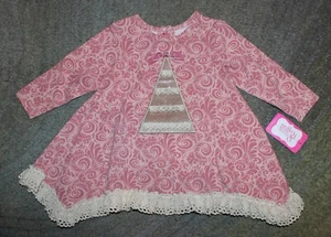 Ricrac & Ruffles Baby Girls Christmas Top - Size 18 Months - NWT - Picture 1 of 5