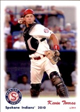 2010 Spokane Indians Grandstand #38 Kevin Torres Santa Isabel Puerto Rico Card