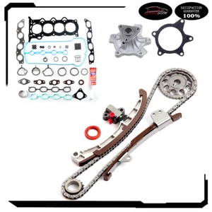 Kit de cadena de distribución cubierta junta bomba de agua para 07-12 Toyota Yaris 1,5 L - Imagen 1 de 13