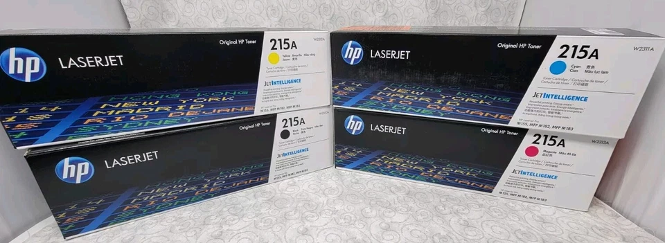 Conjunto de toner HP 215A genuíno W2310A W2311A W2312A W2313A - lacrado de fábrica - Imagem 1 de 2