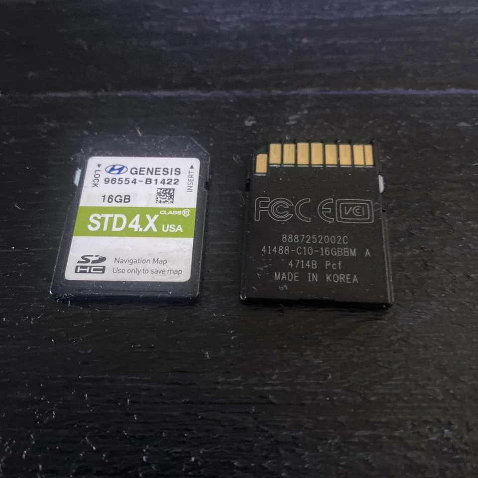 2014 2016 GENESIS SD Navigation Memory Card 96554-B1422  GPS Map - Image 1 of 1