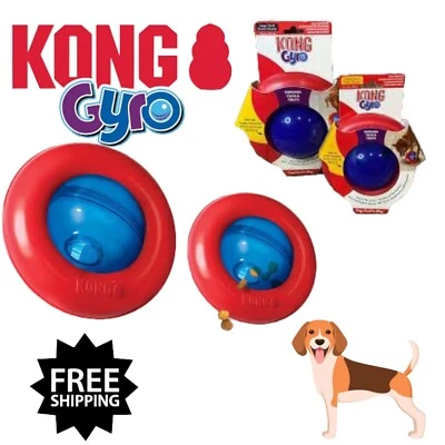 Kong PGY1 Gyro Food Treats Dispensing Roll & Flip Toy For Small & Large Dog - Image 1 of 4