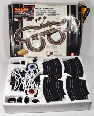 Set slot Pista elettrica ROAD RACING 1995 KIN-YAT Dromocar no Tyco Polistil-16A - Immagine 1 di 3