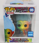 Funko Pop! Good Luck Trolls Blue Variant Rainbow Troll WonderCon Limited FP392