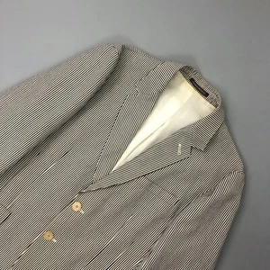 Paul Smith Men Single Breasted Grey Pinstriped Suit Jacket Blazer Size L IT50 40 - Picture 1 of 10