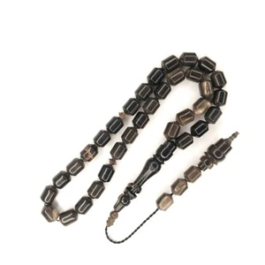 33 Cuentas de Oración de Cuerno de Búfalo Boynuzu Tasbih Tesbih Tasbeeh Misbaha 965 - Imagen 1 de 12