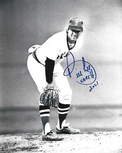 BOSTON RED SOX LEGEND BILL LEE SIGNIERT 8X10 SPACEMAN ALL STAR 1975 WORD SERES - Bild 1 von 1
