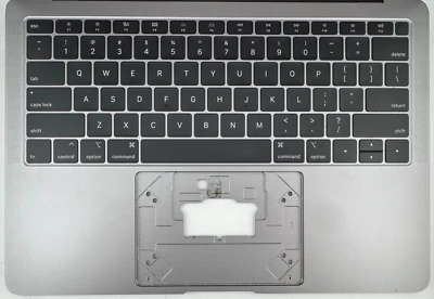 ✅ MACBOOK AIR 13" A1932 GRAY TOP CASE **BAD KEYBOARD DOESN'T WORK** PALMREST  ✅ - Image 1 of 4