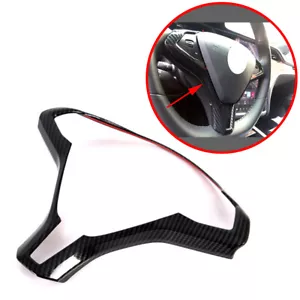 Accesorio de fibra de carbono para embellecedor de cubierta de volante Tesla Model X S 2016-2023 - Imagen 1 de 7