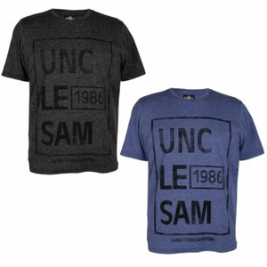 UNCLE SAM Vintage T-Shirt Herren mit stylischer Pigmentdruck - Picture 1 of 3