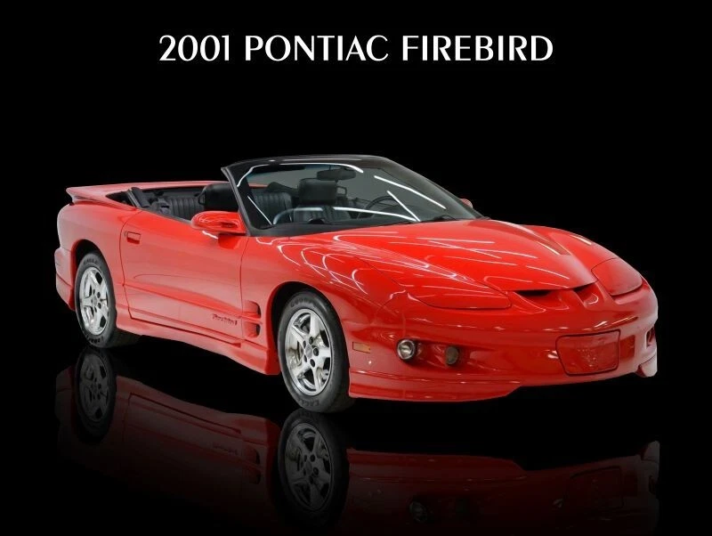 Pontiac Firebird 2001 convertible nuevo signo metálico: perfecto estado en rojo Foto 1 de 1