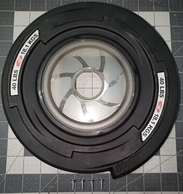 USED Bowflex Revolution XP FT OEM Spiraflex 40 # Top Half of Disc Cover ONLY - Image 1 of 2