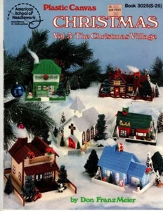 OOP!! PLASTIC CANVAS CHRISTMAS VOL.3 THE CHRISTMAS VILLAGE - Picture 1 of 2