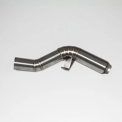 Модифицированная средняя труба выхлопного звена для Suzuki GSXR 600 GSXR 750 2008-2010 годов выпуска - Изображение 1 из 4