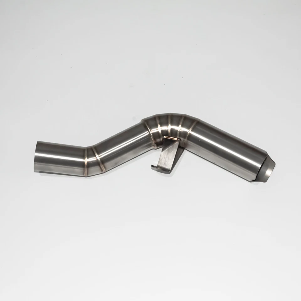 Tubo medio de enlace de escape modificado para Suzuki GSXR 600 GSXR 750 2008-2010 Foto 1 de 4