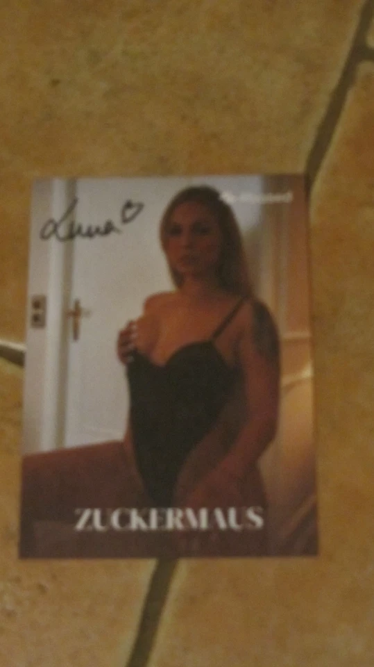 Zuckermaus Luna originalsignierte Autogrammkarte Venus Star 2025 - Bild 1 von 1