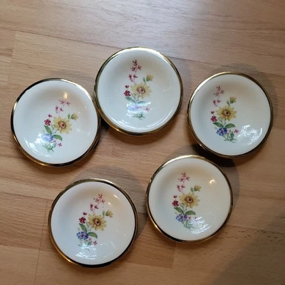 Schalen/Teller Konfektteller ALKA Bavaria 792 Porzellan  5 Stck mit Goldrand - Bild 1 von 3