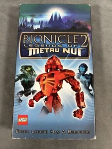 Bionicle 2 Legend of Metru Nui VHS VCR Tape Animated Movie - Imagen 1 de 9
